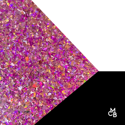 Chunky Flake Glitter Cast Acrylic Sheets | 1/8" | 24" X 40"